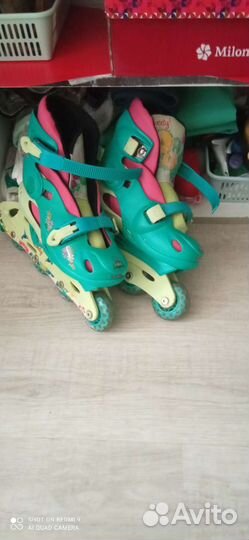 Роликовые коньки 35 38 детские
