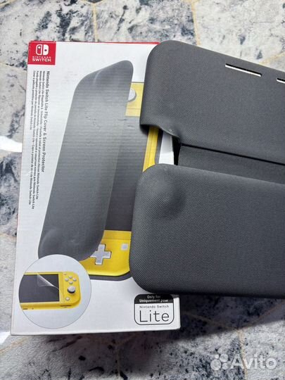 Flip cover case чехол ориг Nintendo switch lite