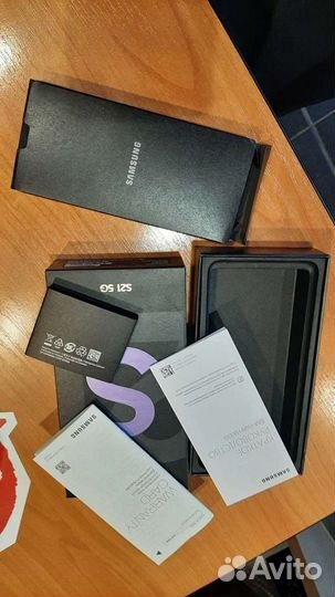 Коробка Samsung s21