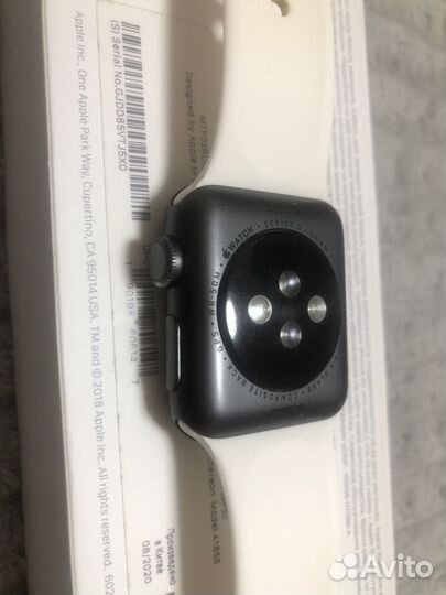 Часы apple watch 3 38 mm