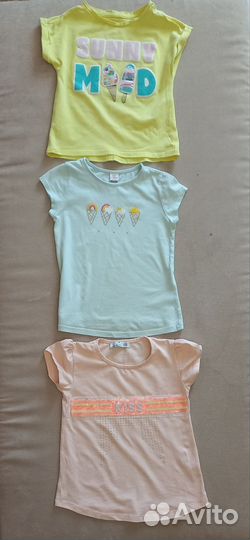 Футболки для девочки 4-5 лет