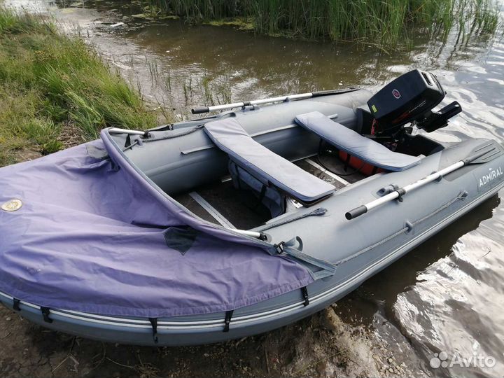 Лодка Адмирал 340s + мотор Зонгшен 9.9(15)