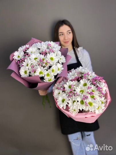 Букеты из хризантемы