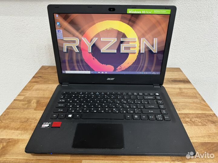 Тонкий Acer идеал AMD 2 ядра 6Gb SSD 256+HDD 500Gb
