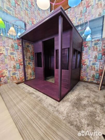 Детский домик из дерева(сосна). Качели, песочницы