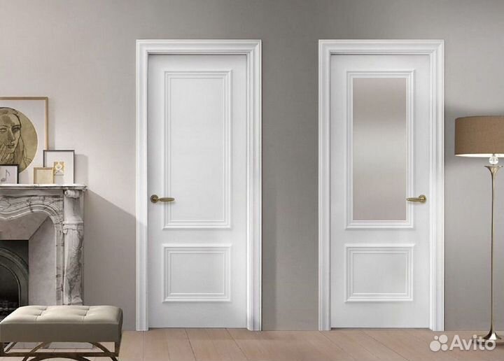 Дверь межкомнатная 800 белая