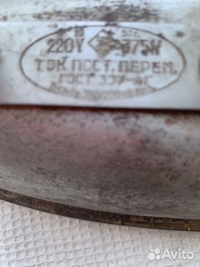 Утюг старинный