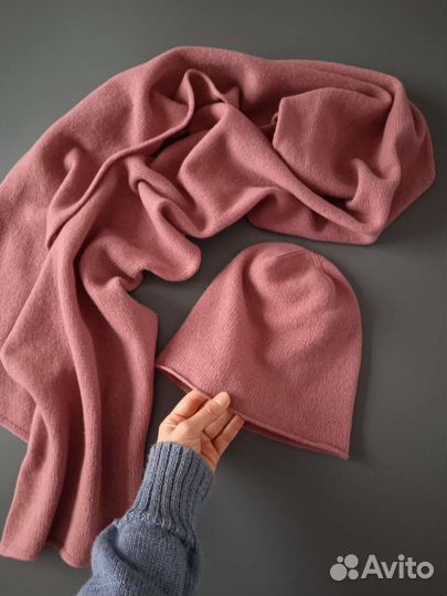 Шапка бини из кашемира