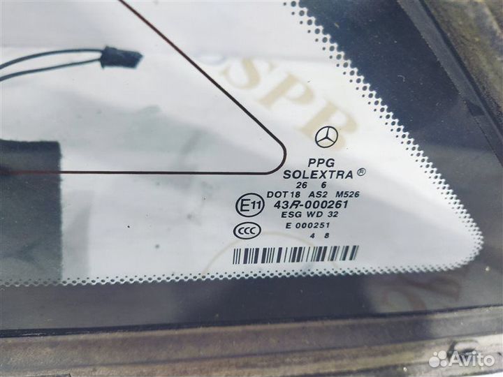Стекло кузовное заднее левое Mercedes E-Class W211