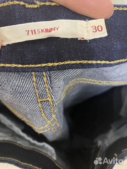 Джинсы женские levis 711skinny размер 30