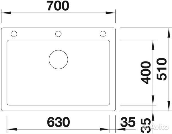 Кухонная мойка Blanco Pleon 8 Деликатный белый