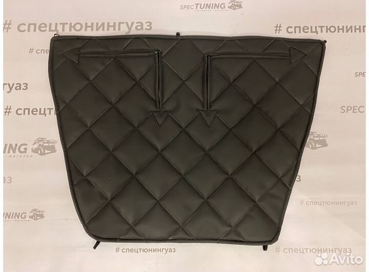Утеплитель радиатора на Газель Бизнес черный ромб