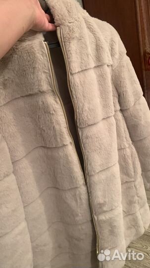 Экошуба с капюшоном