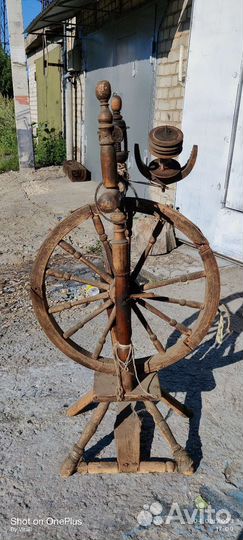 Прялка деревянная старинная