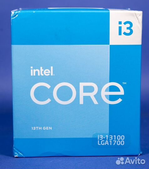 Процессор Intel Core i3-13100(4 P-cores+0 E-cores)