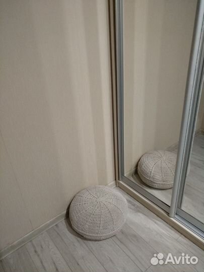 Пуф ручной работы для интерьера