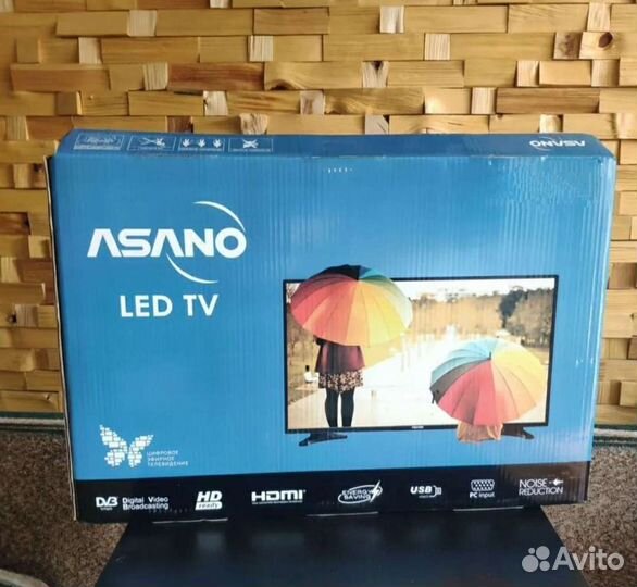 Телевизор новый asano smart tv