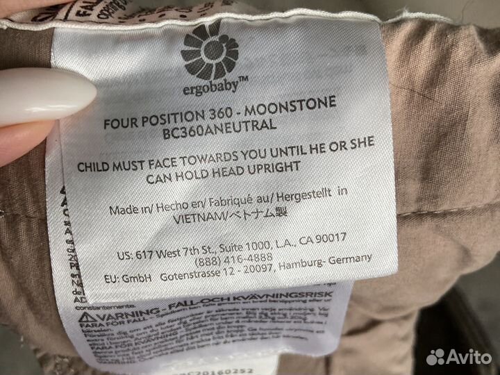 Эргорюкзак ergobaby 360