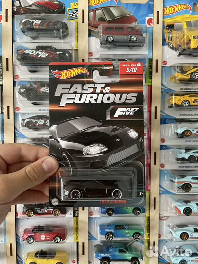 Hot wheels toyota supra fast & furious форсаж