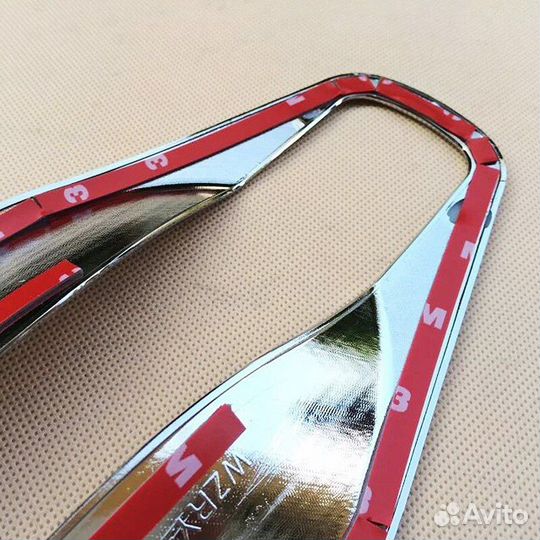 Хромированные рамки вставки дверей X-trail T31