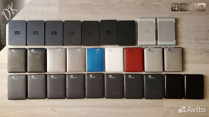 Внешний жесткий WD 0.32-1-2Tb Большой Архив