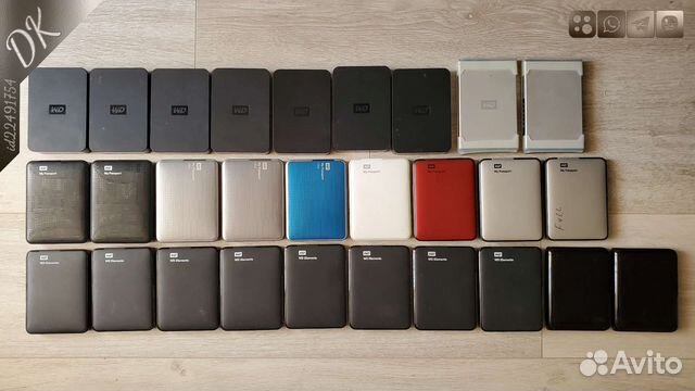 Внешний жесткий WD 0.32-1-2Tb Большой Архив