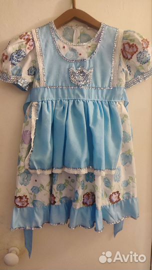 Платье новогоднее для девочки.Эксклюзив