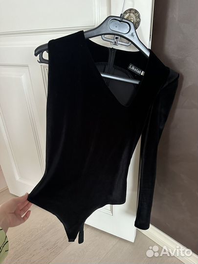 Боди женское черное