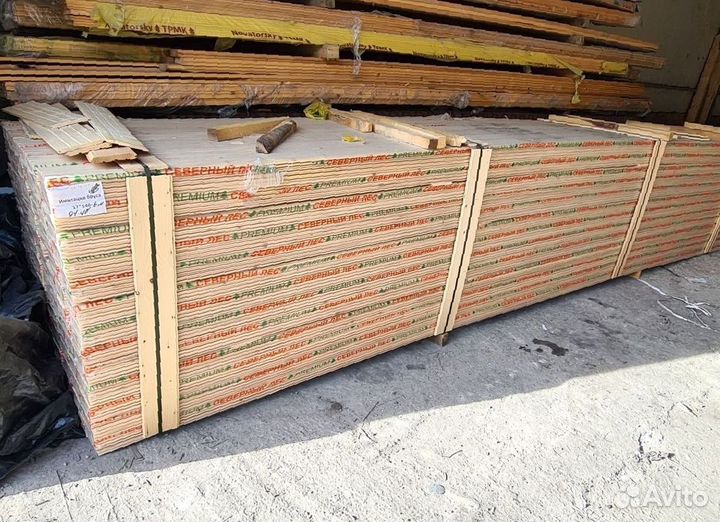 Имитация бруса из лиственницы Экстра 20x143x5.0