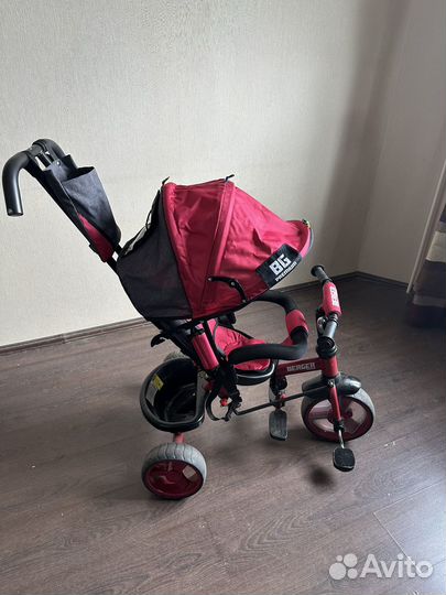 Трехколесный велосипед коляска