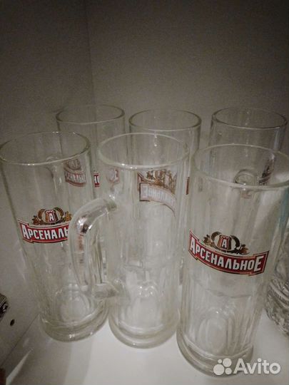 Пивные кружки 6 шт. по 0,5 л