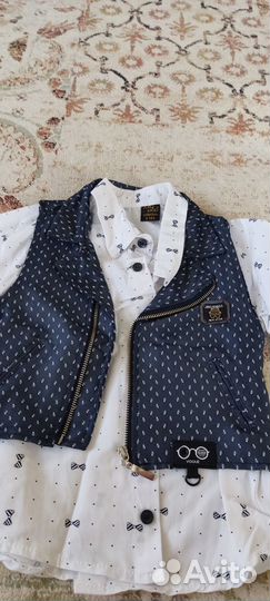 Рубашка и жилетка для мальчика 4 года