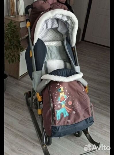 Коляска санки