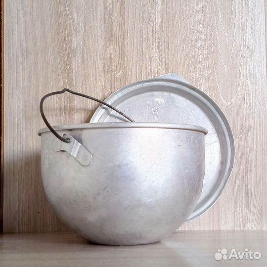 Котелок alu походный туристический 4 л бронь