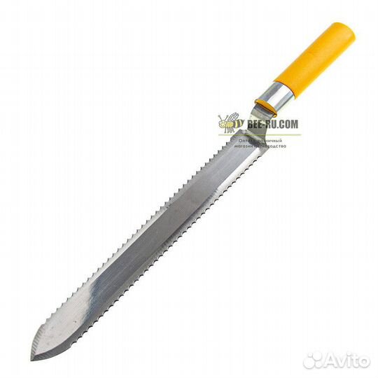 Нож для распечатки сот 280 мм (нж., две волны, руч