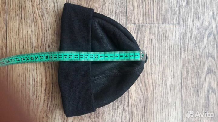 Шапка натуральная замша и мех