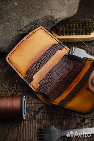 Портмоне из натуральной кожи 