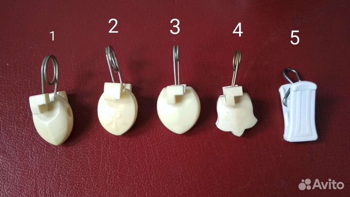 Зажимы для штор и тюли