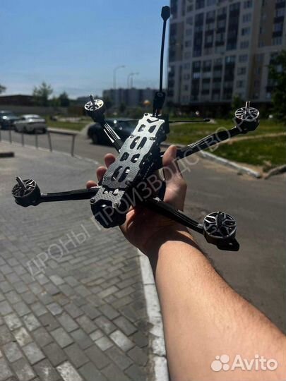 Квaдpокоптеp FPV piranha 7 и 10 ''