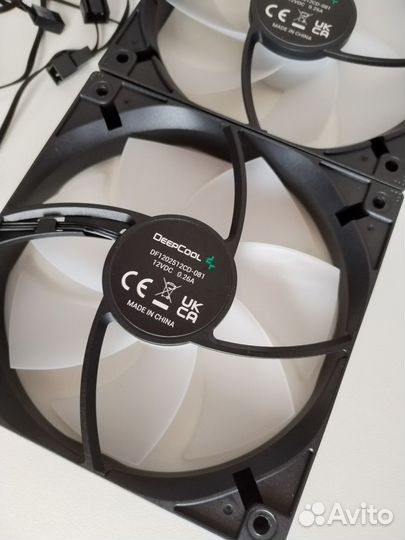 Вентилятор для пк deepcool 120 mm RGB х4