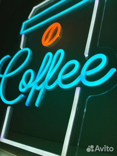 Неоновая вывеска с гарантией для любых целей