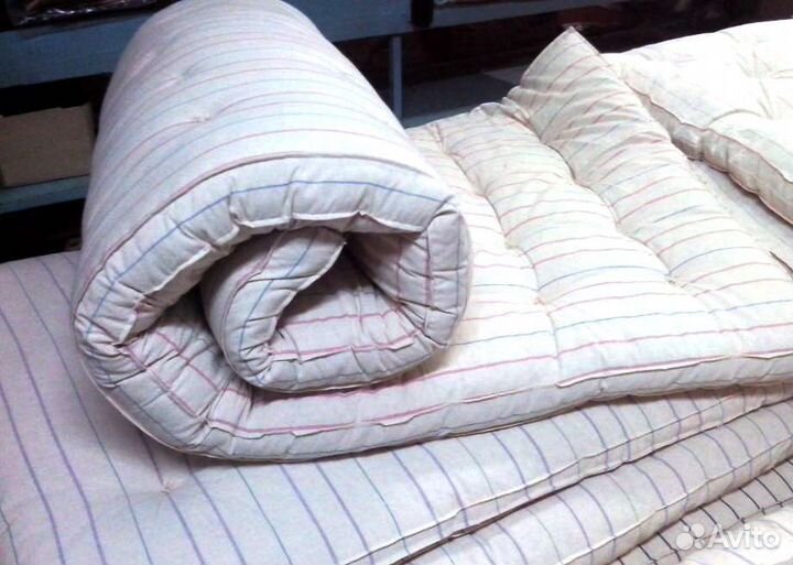 Матрас ватный поролоновый толстый и мягкий