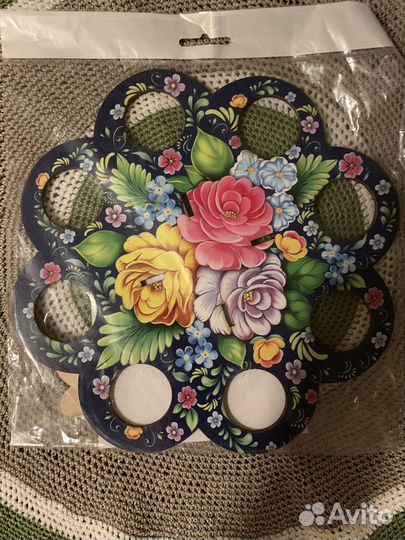 Пасхальная подставка для яиц и кулича. Новая