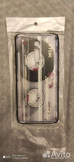 Чехол для Xiaomi mi 9t. Аудиокассета TDK из 90-х