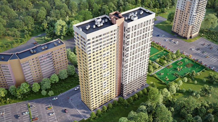 2-к. квартира, 55,4 м², 17/25 эт.