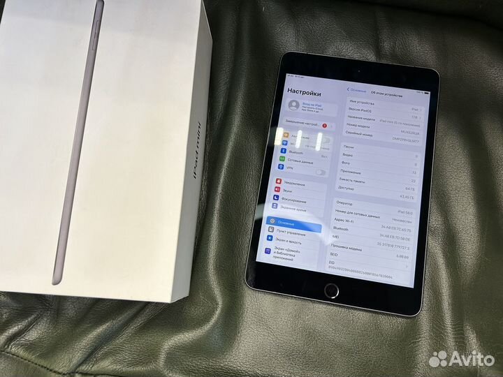 iPad mini 5 64gb с Сим-картой #458