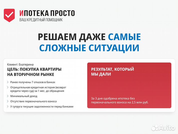 Ипотечный брокер. Помощь в получении кредита