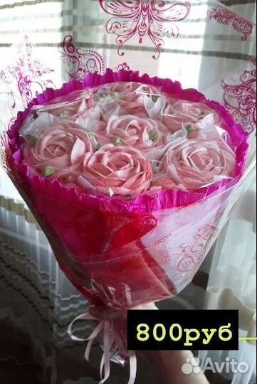 Съедобные букеты из зефира