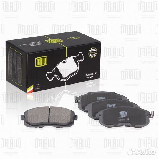 Колодки тормозные дисковые trialli PF 1412