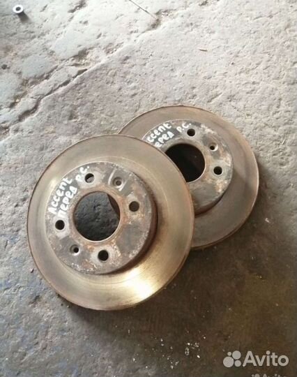 Тормозные диски, хендай, акцент